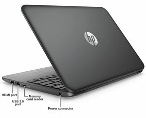 HP Stream 11 Pro G2 11.6" Laptop- Intel Dual-Core Celeron, 4GB RAM, 60GB Solid State Drive, Win 10 PRO