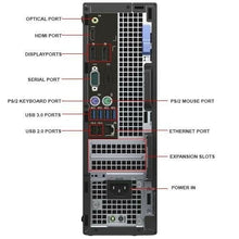 Load image into Gallery viewer, Dell Optiplex 7040 SFF Desktop PC- 6th Gen 3.3GHz Intel Quad Core i5, 8GB-24GB RAM, Hard Drive or Solid State Drive, Win 10 PRO - Computers 4 Less
