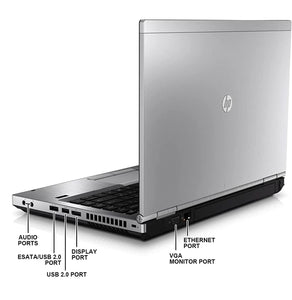 HP EliteBook 8460p 14.0" Laptop- 2nd Gen 2.7GHz Intel Dual Core i7, 8GB-16GB RAM, Hard Drive or Solid State Drive, Win 10 PRO