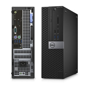 Dell Optiplex 7040 SFF Desktop PC- 6th Gen 3.3GHz Intel Quad Core i5, 8GB-24GB RAM, Hard Drive or Solid State Drive, Win 10 PRO - Computers 4 Less
