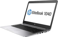 Load image into Gallery viewer, HP EliteBook Folio 1040 G3 14&quot; Laptop- 6th Gen Intel Dual Core i5, 8GB RAM, Hard Drive or Solid State Drive, Win 10 PRO