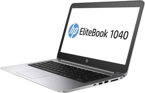 HP EliteBook Folio 1040 G3 14" Laptop- 6th Gen Intel Dual Core i5, 8GB RAM, Hard Drive or Solid State Drive, Win 10 PRO